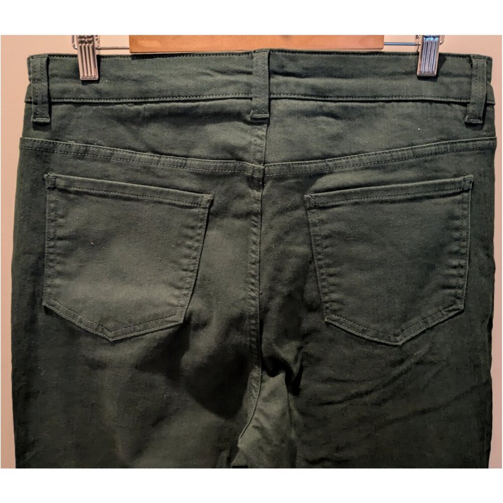 Seine High Rise Skinny Jeans Green 14 NWT - Picture 4 of 5
